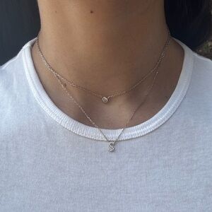 Elegant Silver Initial “S” Necklace